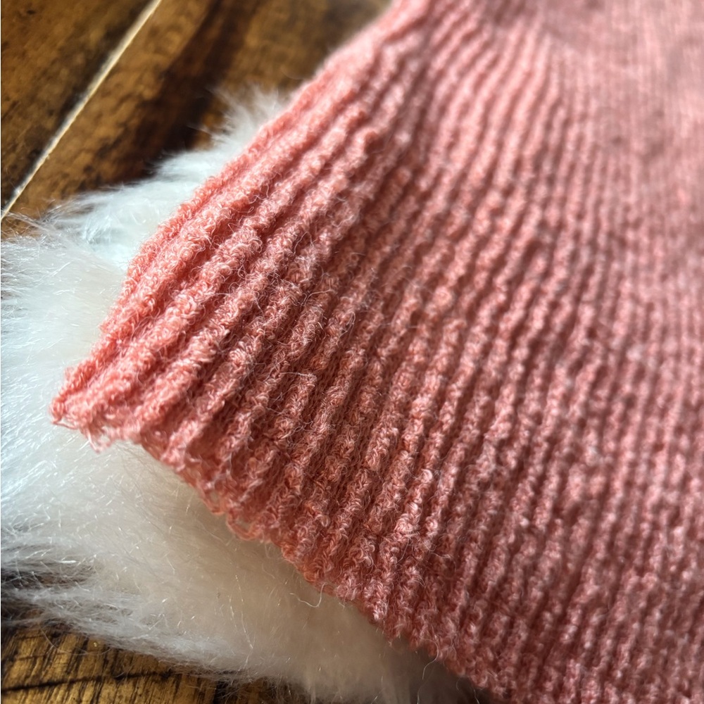 Zara Pink Ribbed Sweater - Picture 3 of 7